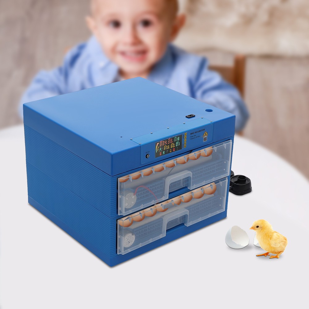 128 Egg Incubator Digital Poultry Egg Hatcher Machine Eggs Hatching Machine