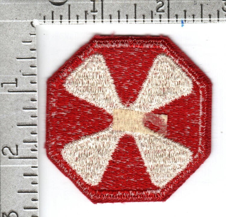 Original U.S. Army patch (1940's) - 8th Army