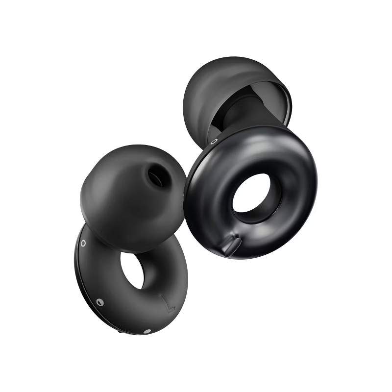 Loop Switch 2 Earplugs for Adjustable Volume Control and Instant Noise - Black