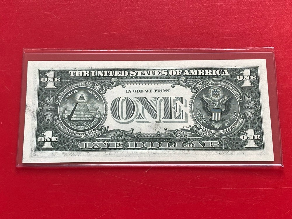 1977 A STAR NOTE $1 DOLLAR BILL ( DALLAS K ) UNCIRCULATED