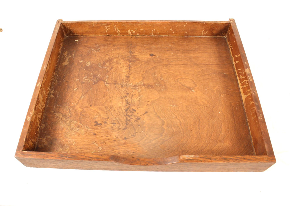 Original Herzog Cabinet Oak Bottom Drawer