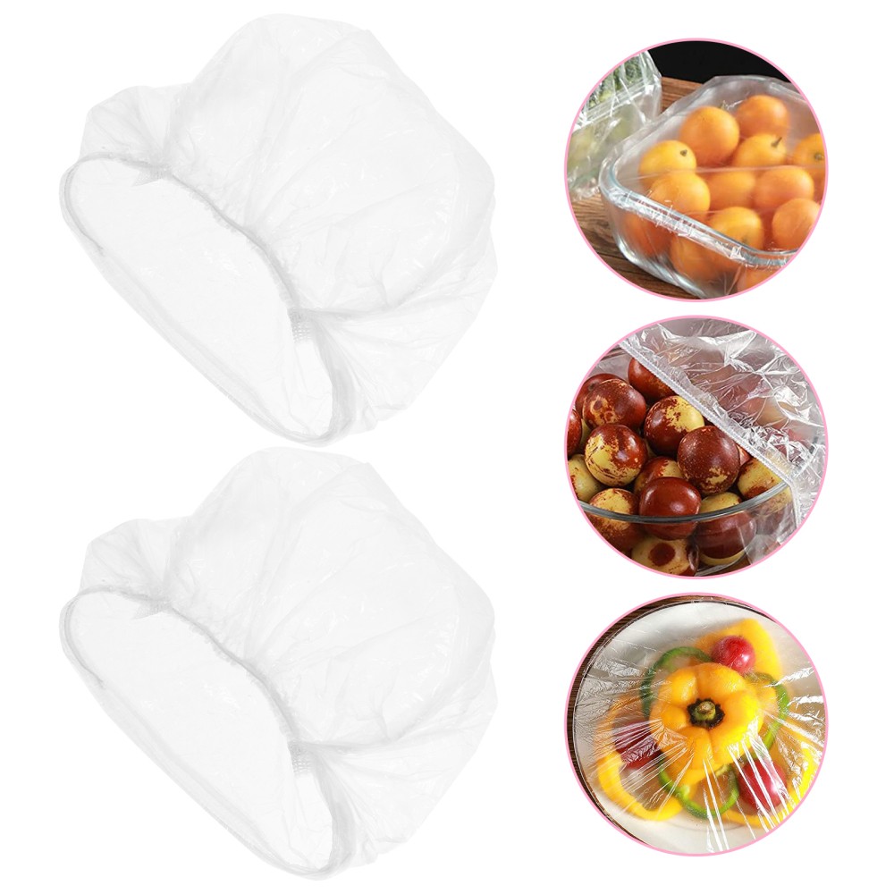 100-1000Pcs Stretchable Food Covers PE Elastic Bowl Cling Film Storage