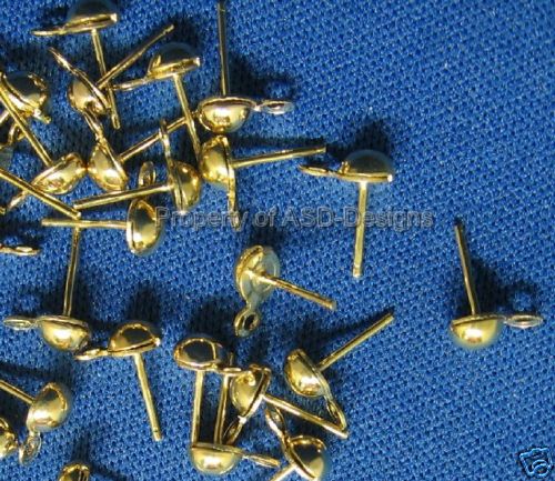 36pc Gold Plated Dangling Loop Post Back Earrings 5697