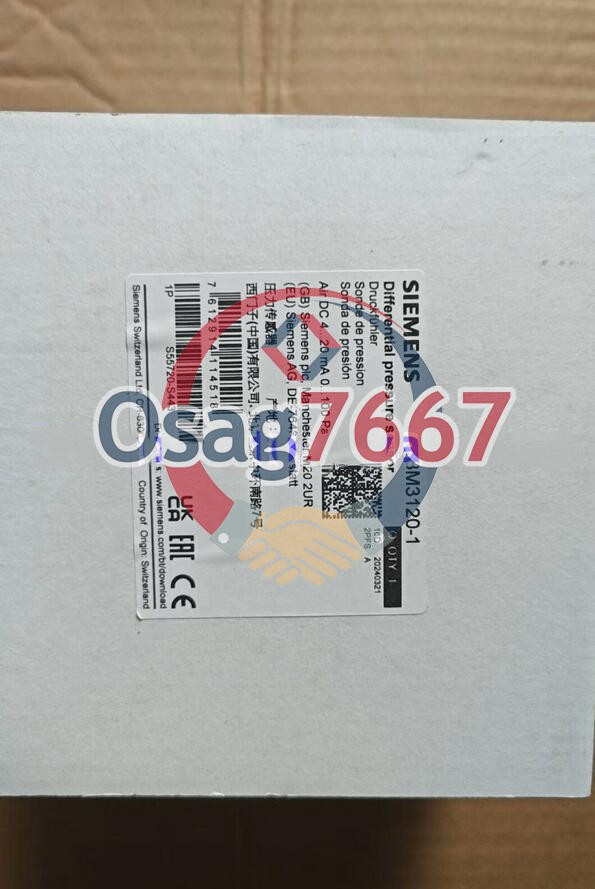 1PC NEW Siemens QBM3120-1 difference pressure sensor