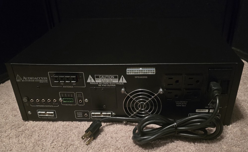 Audioaccess MRX Multi Room Source Controller No Cables Untested FREE SHIPPING 👀