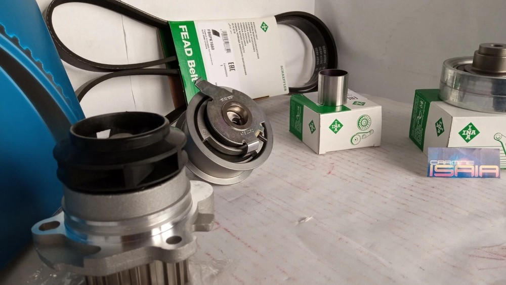 DISTRIBUTION KIT + WATER PUMP + BELT SERVICES FOR VW - POLO 1.4 TDI KW55