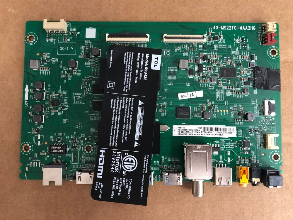 TCL 08-CS65TML-LC273AA Main Board 65S435
