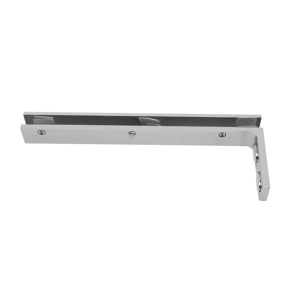 Glass Door L-Shape Stabilizing Bracket, Glass Support Bracket Stabilizer