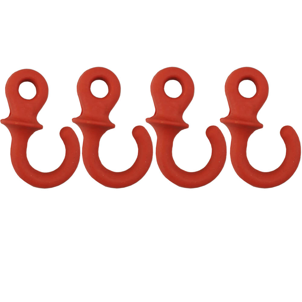 4pcs Archery Compound Bow String Stabilizer Monkey Tail Rubber Silencer Dampener