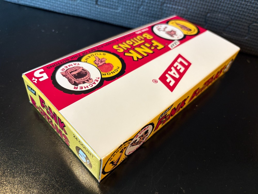 Fink Buttons - Empty custom design display box