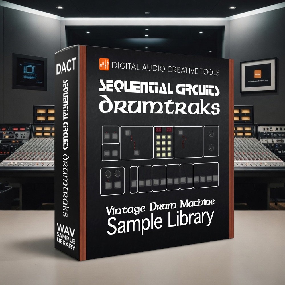 Sequential Circuits Drumtraks Drum Machine Sample Library