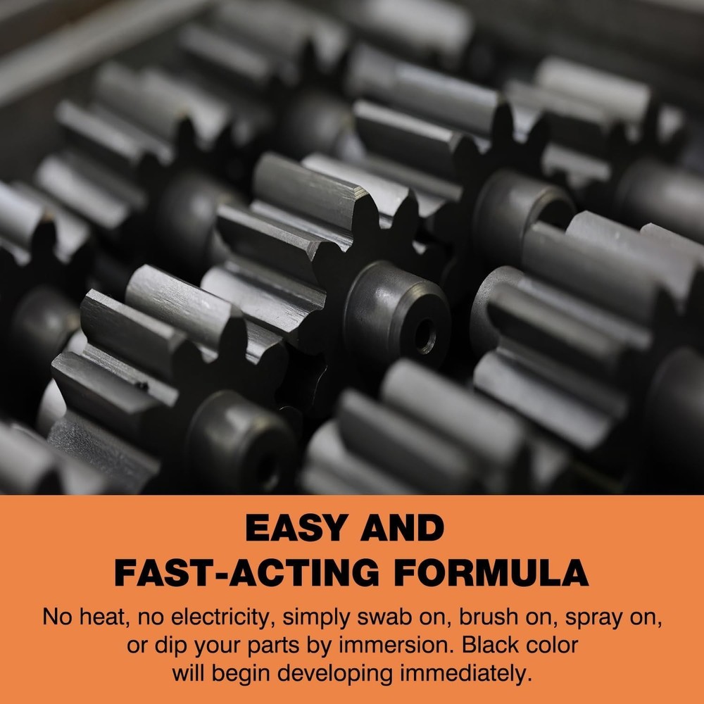 Black Oxide Coating Kit - Black Oxide Solution, Versatile Blackening Solution fo