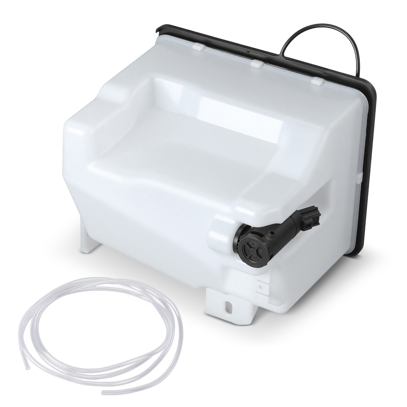 Windshield Washer Reservoir with Cap & Pump for Ford F-150 F-250 Lincoln Mark LT