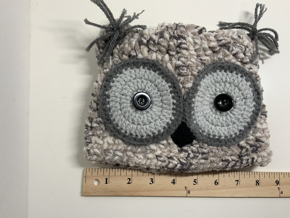 Handmade Crochet Owl Hat