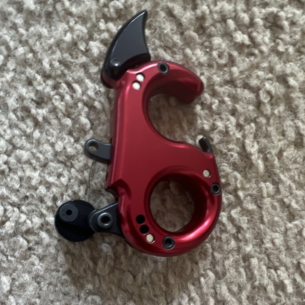 Carter Whisper 2 S Thumb Trigger Release Aid for Compound Bow Red