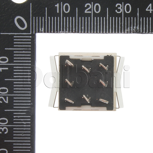 2pcs KD2-21 Square LED Push Button Micro Switch 3A 250V Red 8 Pin