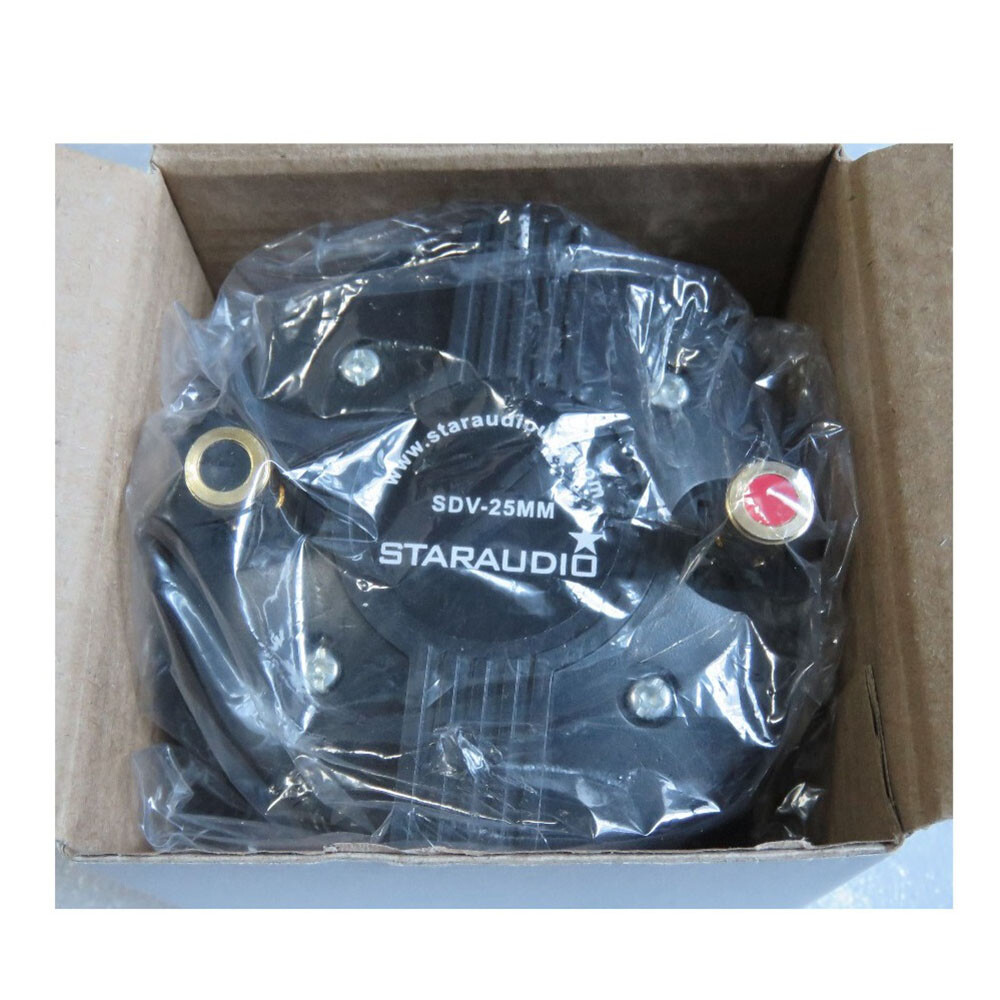 25MM Audio Speaker Driver Horn Tweeter Titanium Pro Compression Screw-on Driver