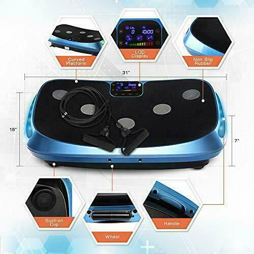 LifePro Rumblex 4D Vibration Plate Exercise Machine - Triple Motor Oscillation,