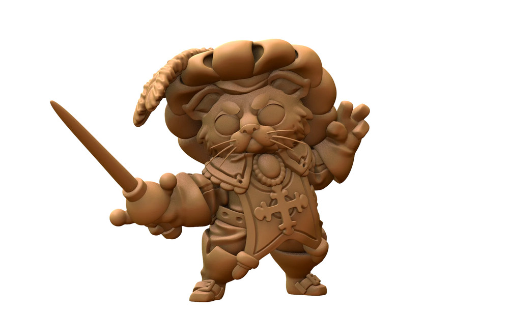 Capsule Chibi - Meowsketeer