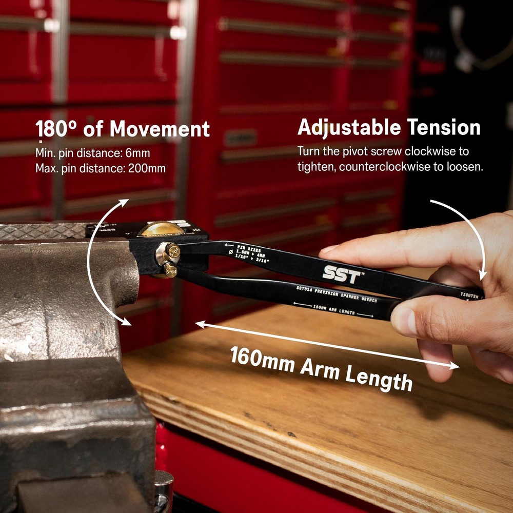 SST® - Precision Spanner Wrench – For Obscure Hardware & Fasteners – Includes...