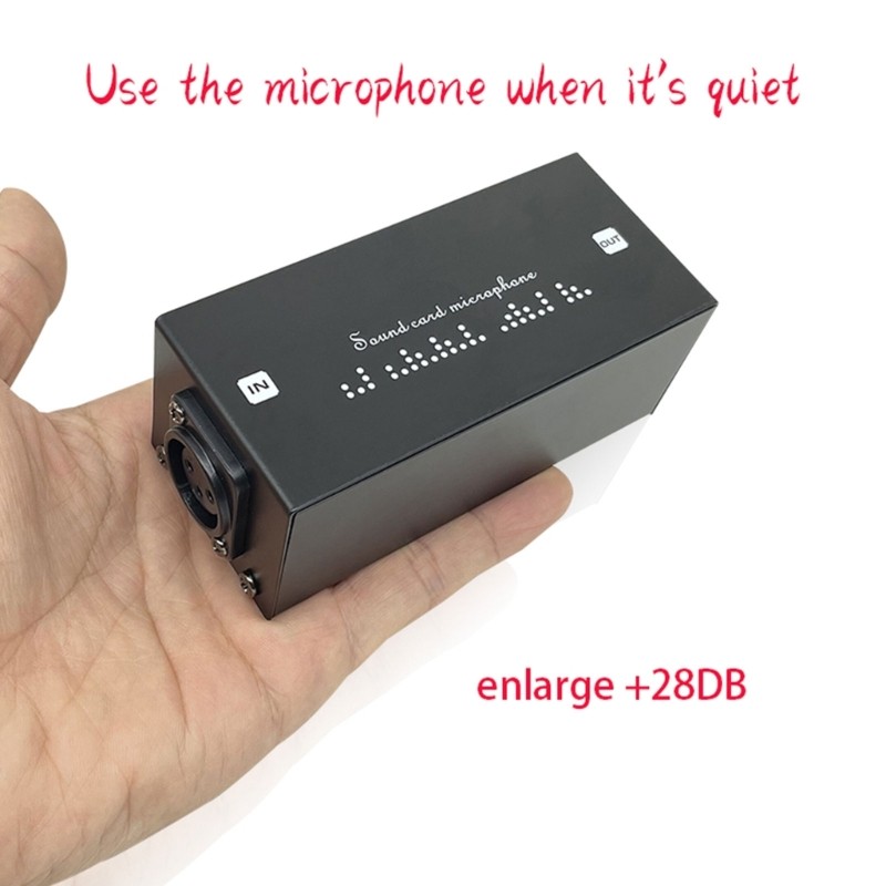 Clean Amplifiers, Microphone Preamplifier Perfect for Studio Podcasting