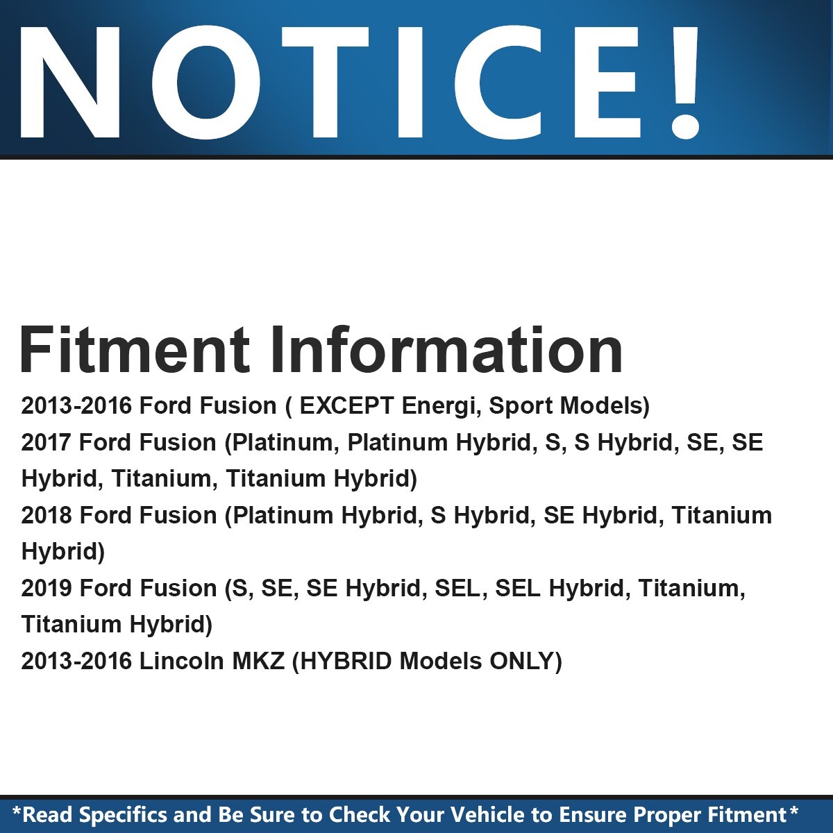 300mm Front & 302mm Rear Disc Rotors Brake Pads Kit for Ford Fusion Lincoln MKZ