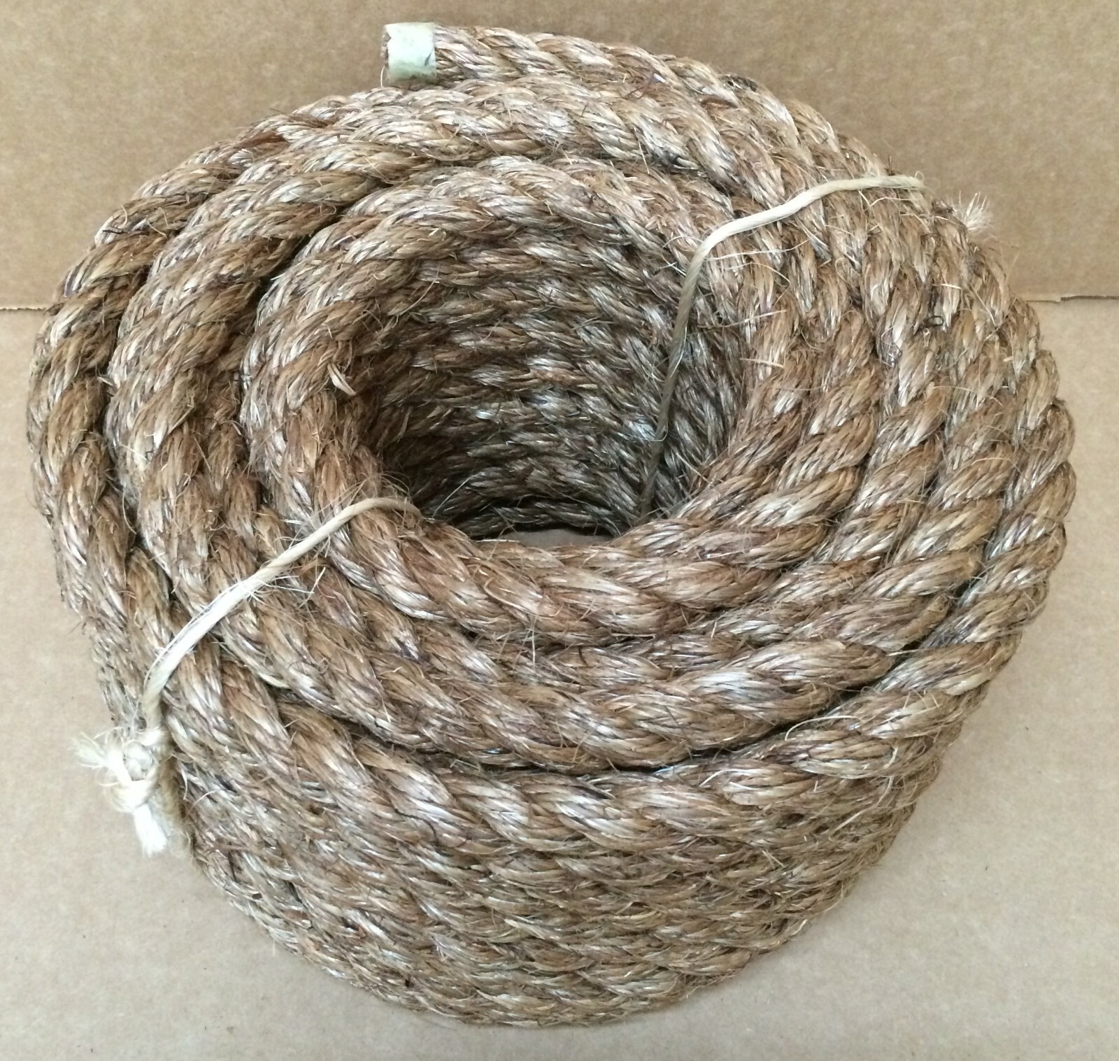 Manila Rope Hemp Landscape Various Sizes 1/4 3/8 1/2 5/8 3/4 1 1-1/4 1-1/2 2 100