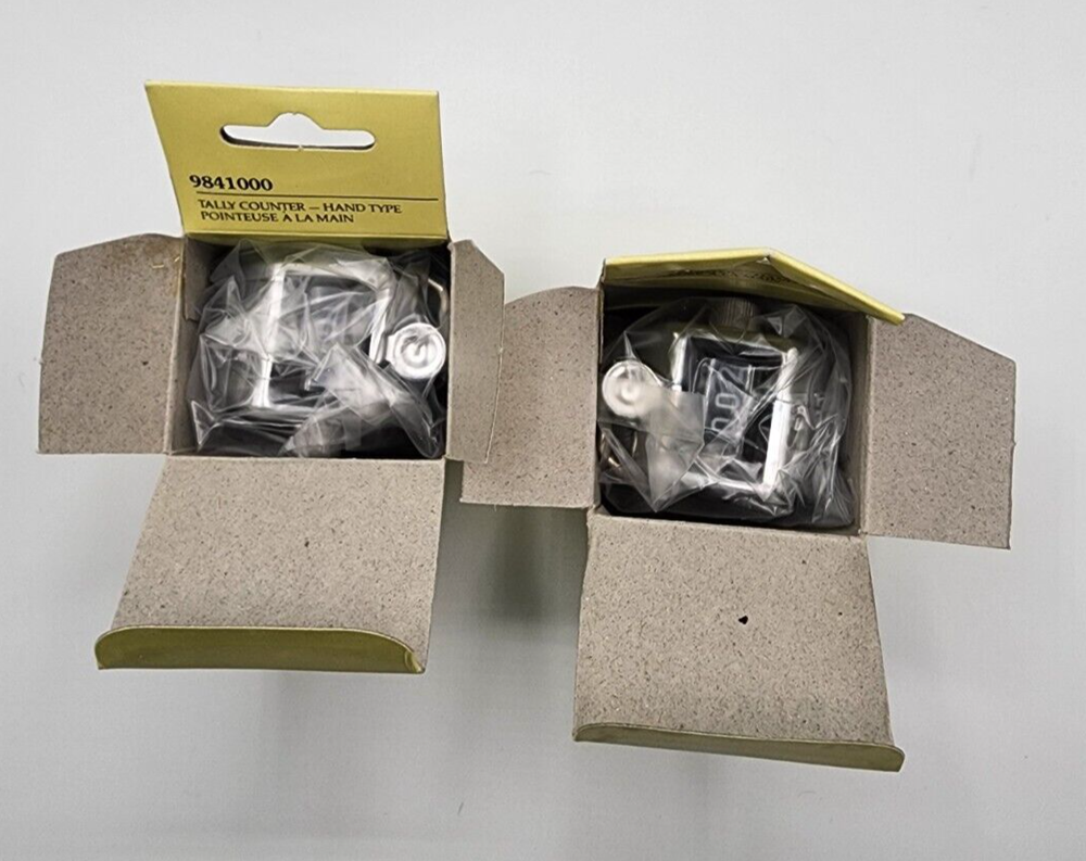 NEW QUARTET Tally Counter-Hand type 4-Digit Display