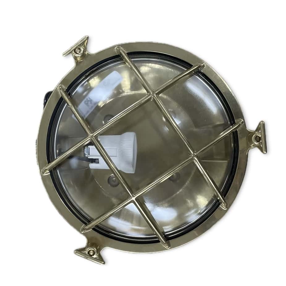 Brass Four Bar Ceiling Light