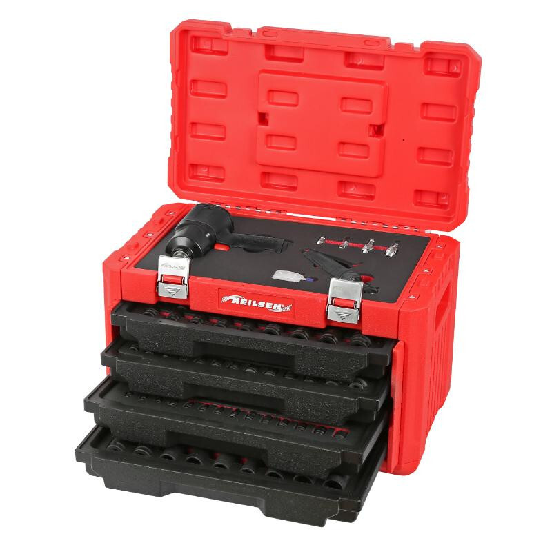 145pcs Impact Socket Set With 4 Drawer Tool Box CT6001