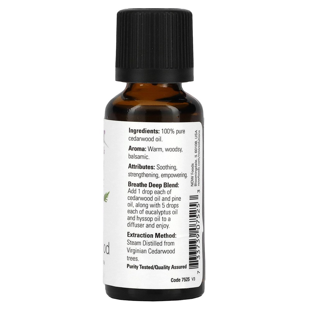 Essential Oils, Cedarwood, 1 fl oz (30 ml)