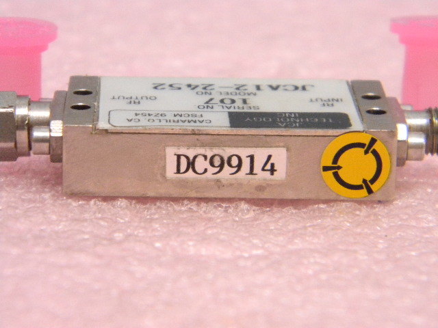 1-2GHz SMA Microwave Amplifier +18dB JCA Technology JCA12-2452 TESTED