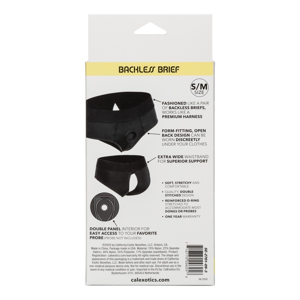 Boundless Backless Brief - S/m - Black
