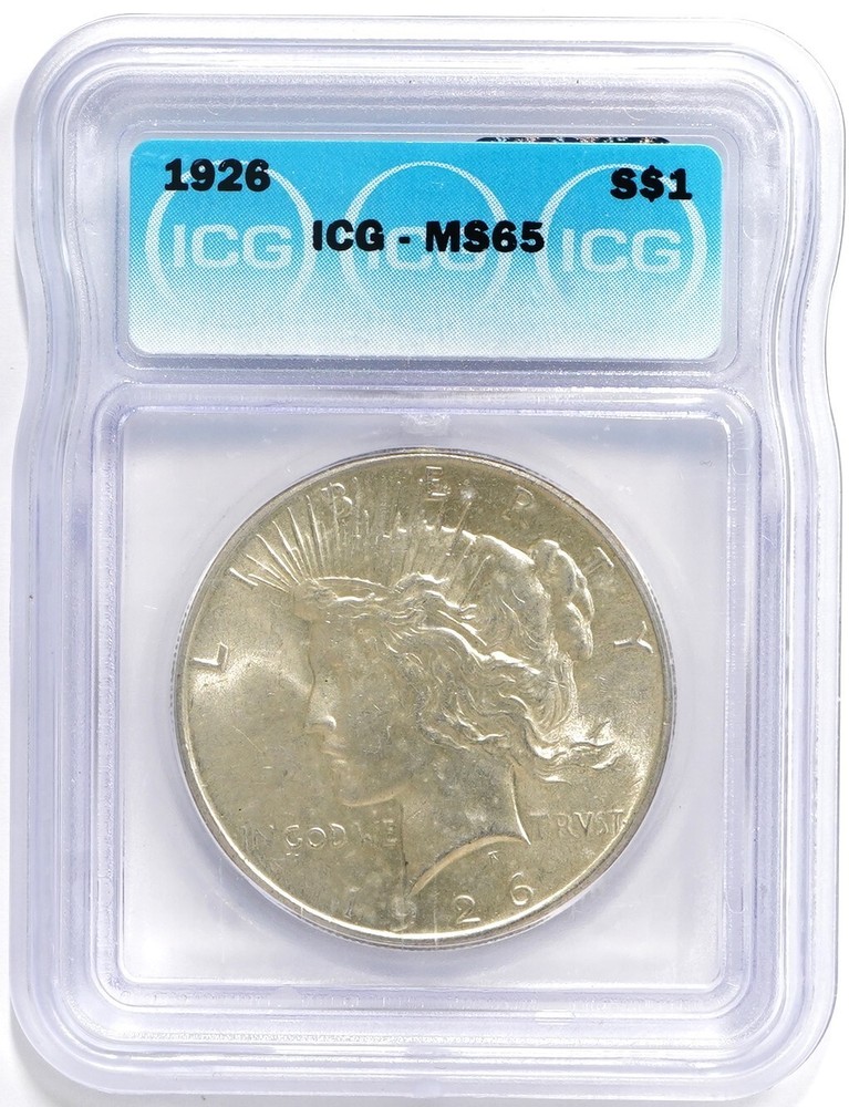 1926 (P) Peace Dollar ICG MS-65