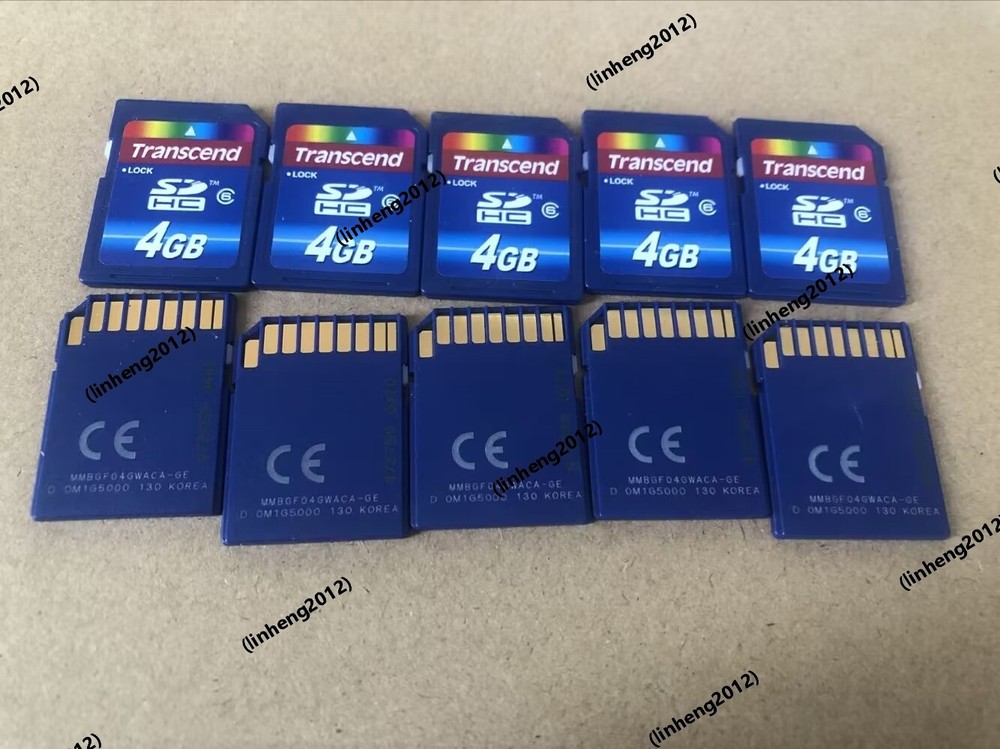 10PCS TRANSCEND SDHC 4GB SD CARD CLASS 6