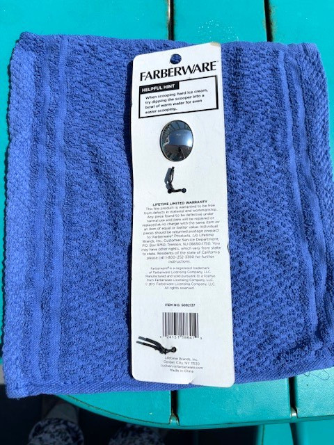 NEW Farberware Professional Ice Cream Scoop Oversized Comfortable Grip Handle