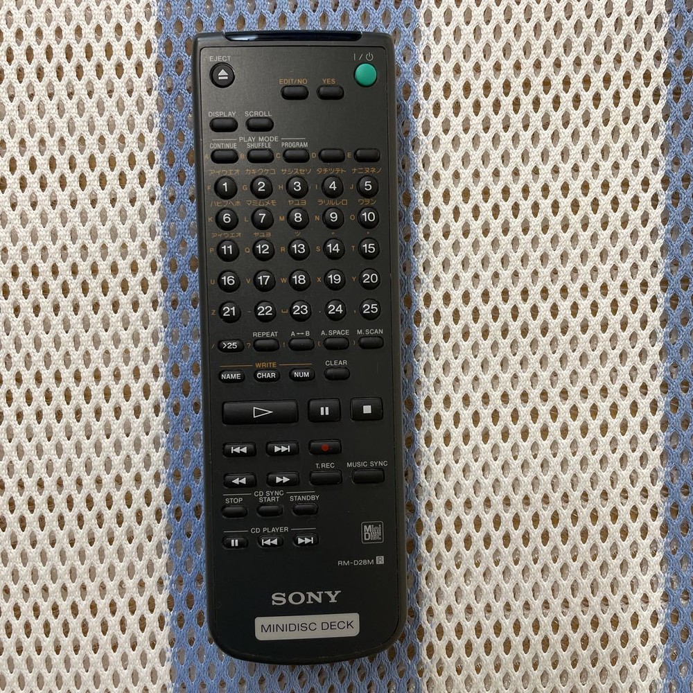 Remote control for SONY MDS-S39 with Tracking