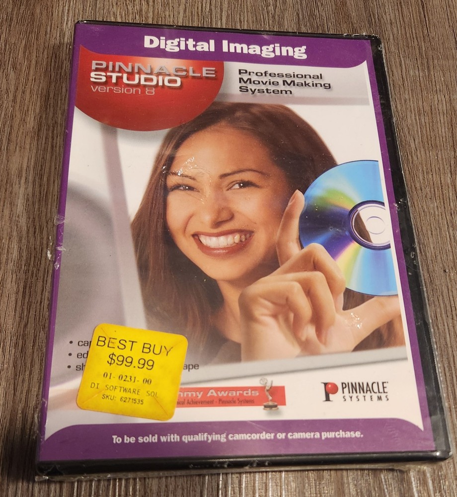 Pinnacle Studio Version 8 Professional Movie Making System New Sealed