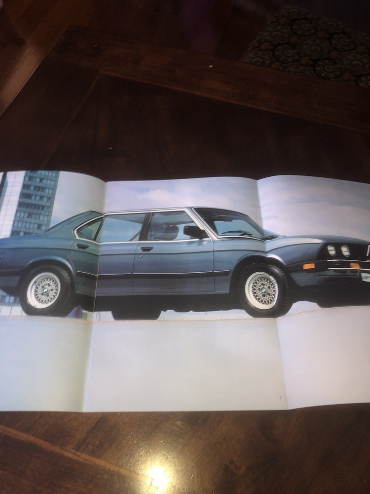 1981 BMW 528E CAR BROCHURE