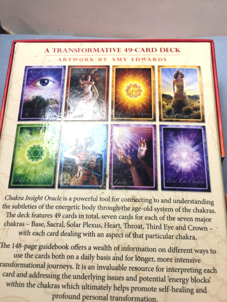 Chakra Insight Oracle by Caryn Sangster w/ guidebook