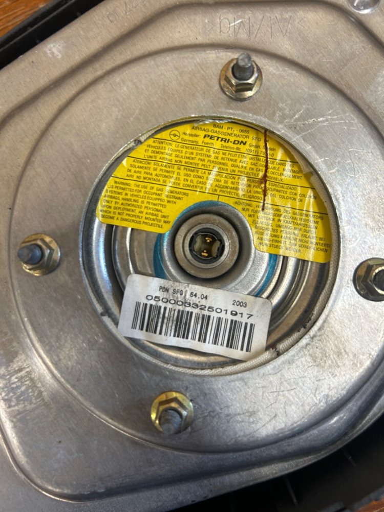 02-06 Dodge Sprinter Wheel DRIVER Side SRS Safety Module GREY OEM
