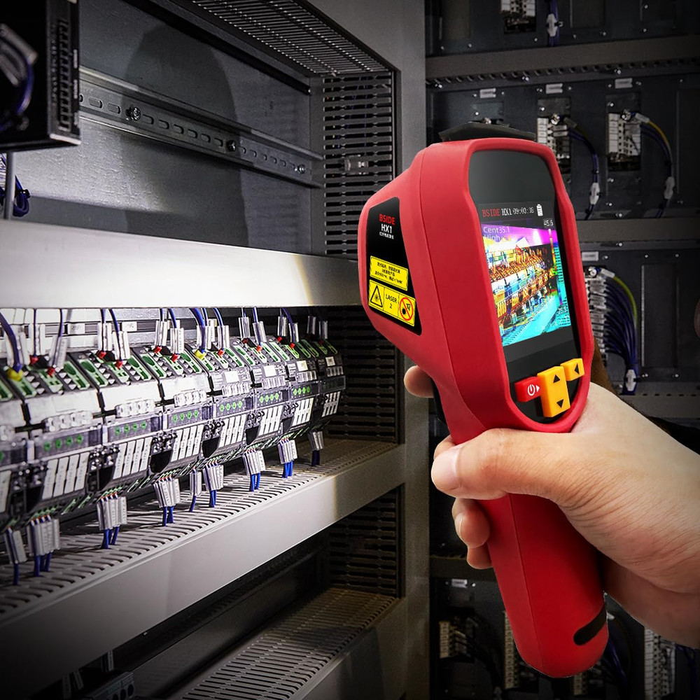 High-Res Thermal Imaging Camera with Laser Pointer & 15 Color Palettes