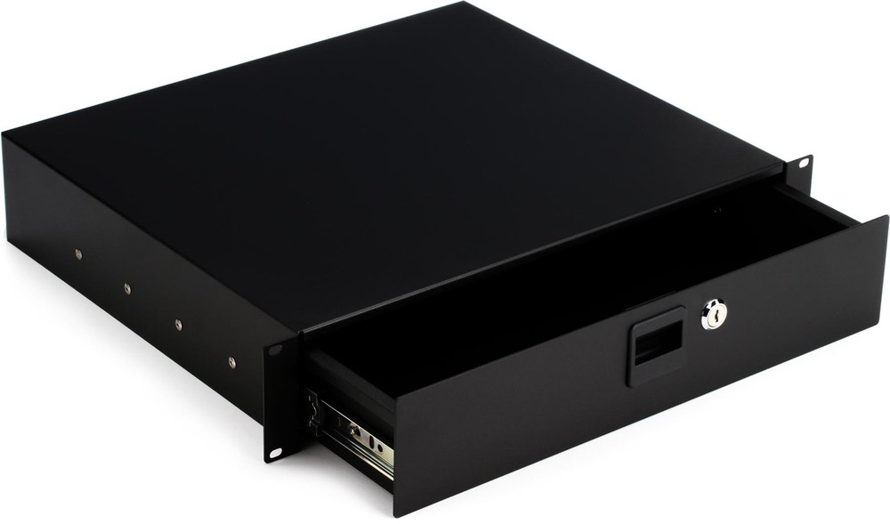 On-Stage Stands RDL2000 2U Locking Rack Drawer