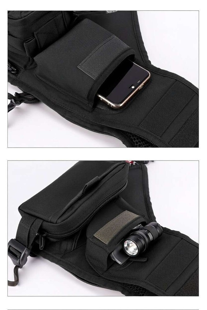 Protector Plus Tactical Sling Bag – Black Multi-Function Chest Pack
