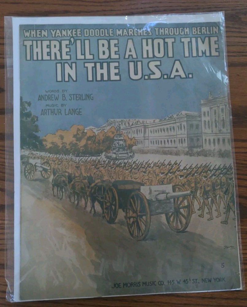 Antique WW2 sheet music