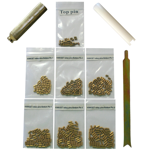 Kwikset Rekey Kit Landlord Top bottom Rekeying Pins Kits tools Follower Remover