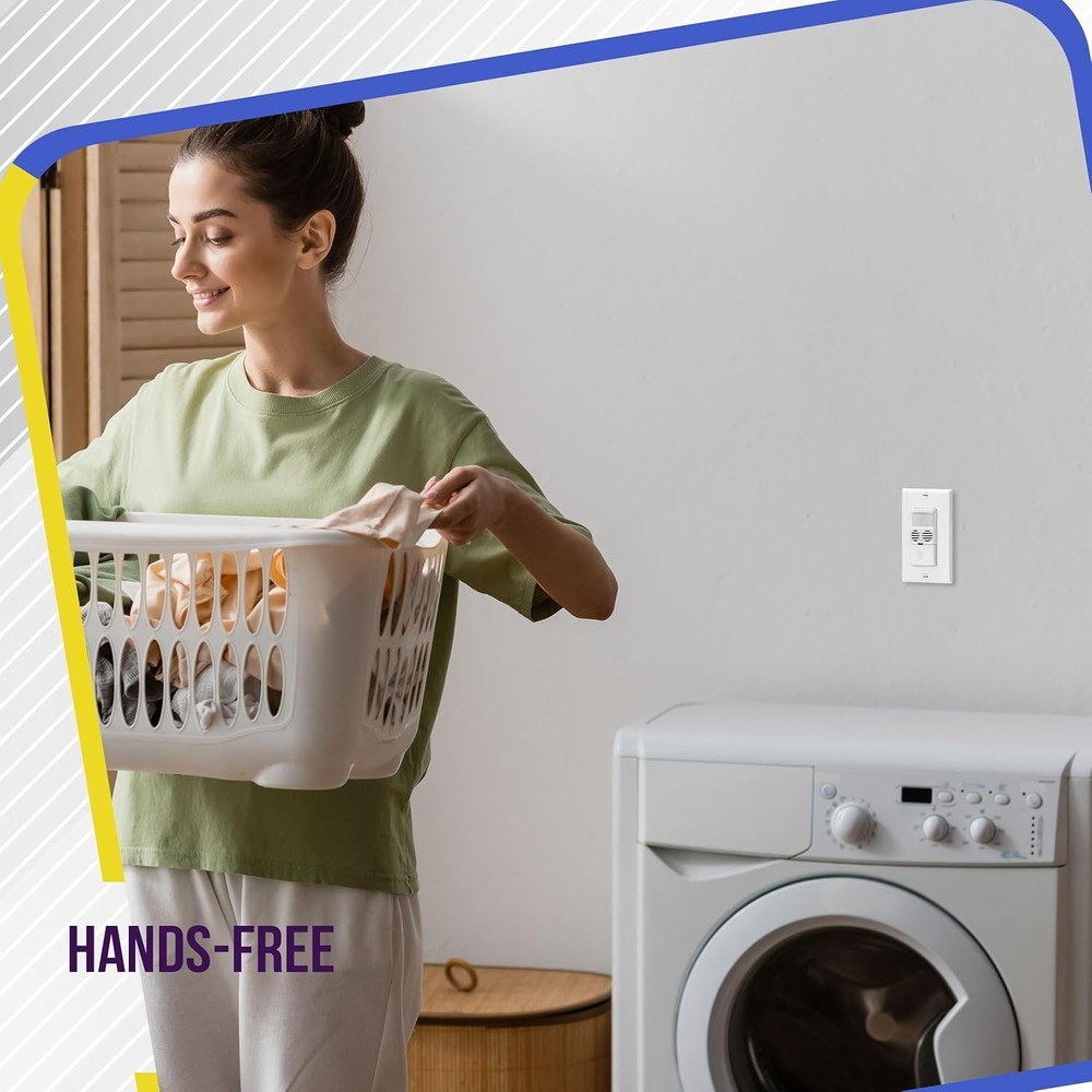 Dual Technology Motion Sensor Switch for Enhanced Accuracy in Indoor Spaces