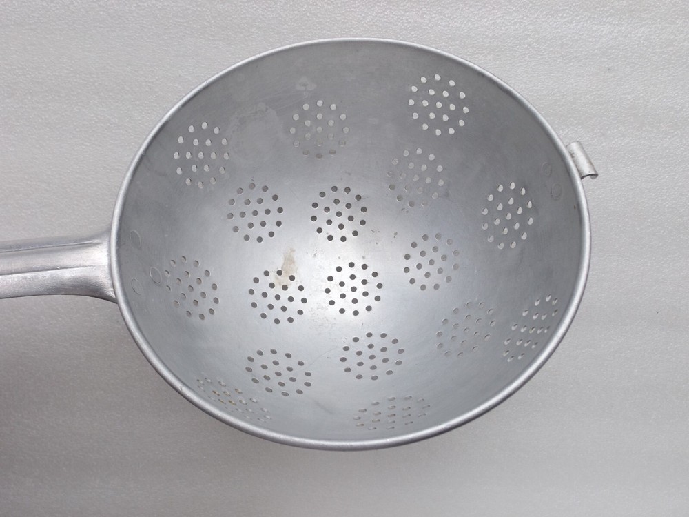 Vintage USSR Аluminium Colander with Handle