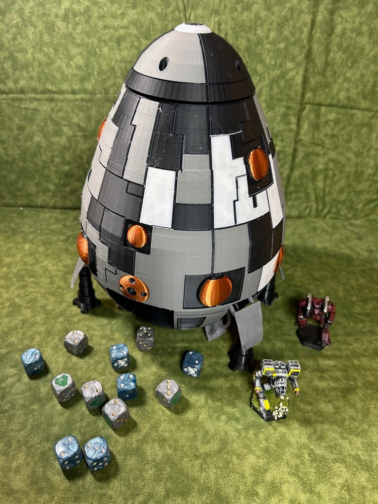 Overlord-class Dice Tower Drop Ship | Battletech | Mechwarrior Unpainted