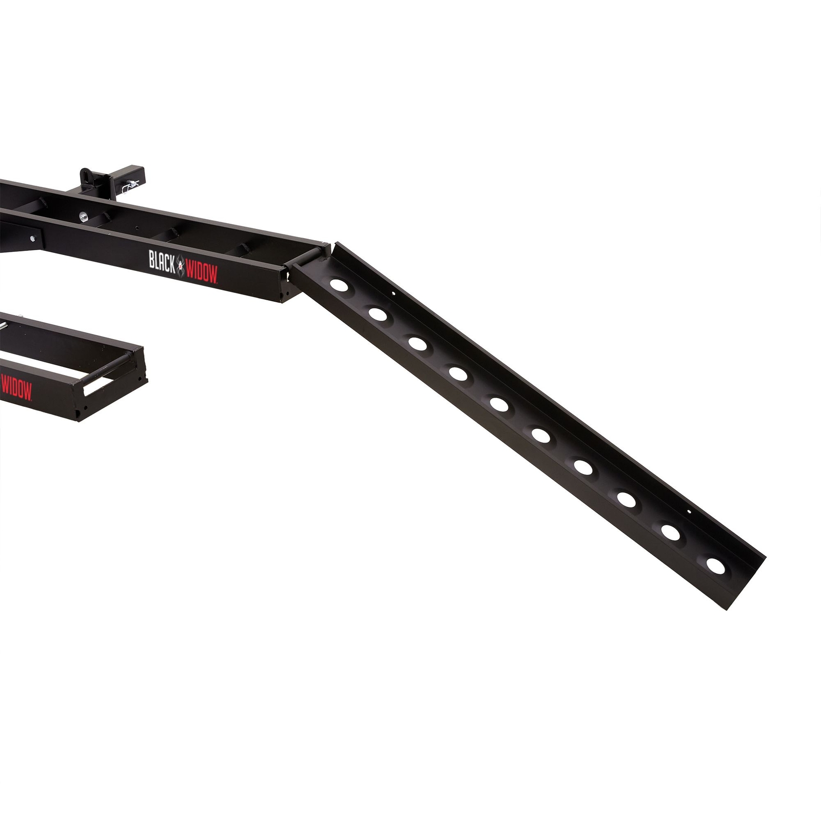 Black Widow Pro Black Anodized Aluminum Double Dirt Bike Carrier - 600 lb. Capa